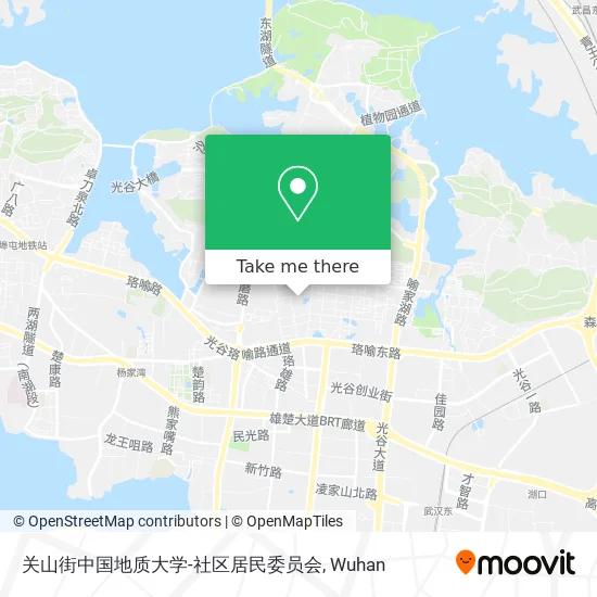 关山街中国地质大学-社区居民委员会 map