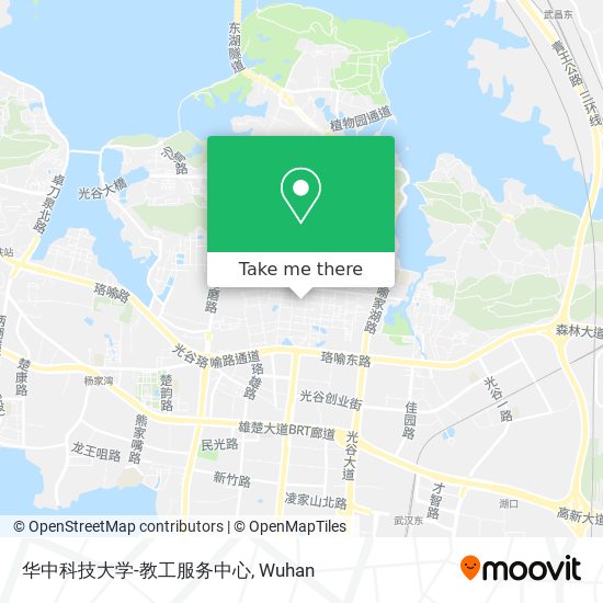 华中科技大学-教工服务中心 map
