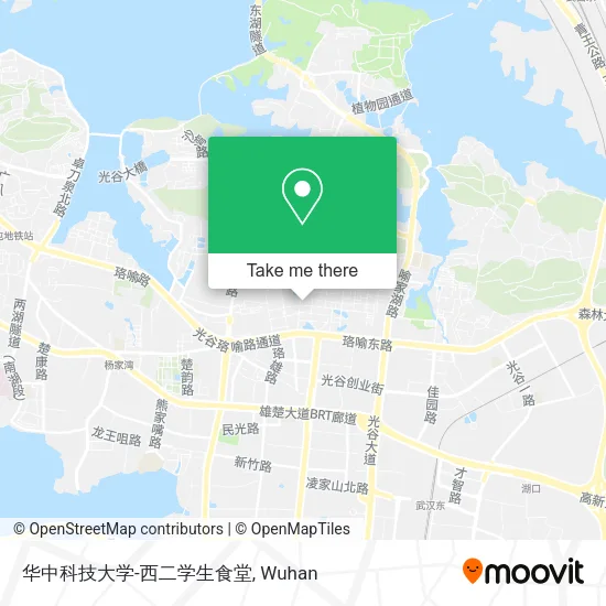 华中科技大学-西二学生食堂 map