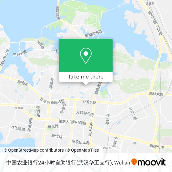 中国农业银行24小时自助银行(武汉华工支行) map
