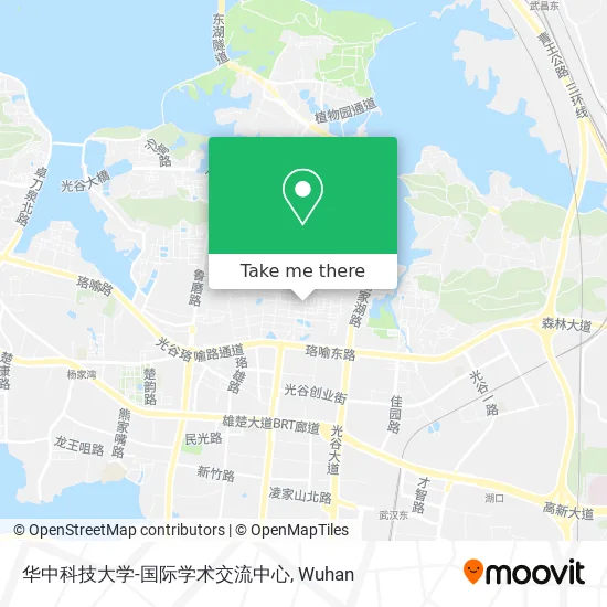 华中科技大学-国际学术交流中心 map