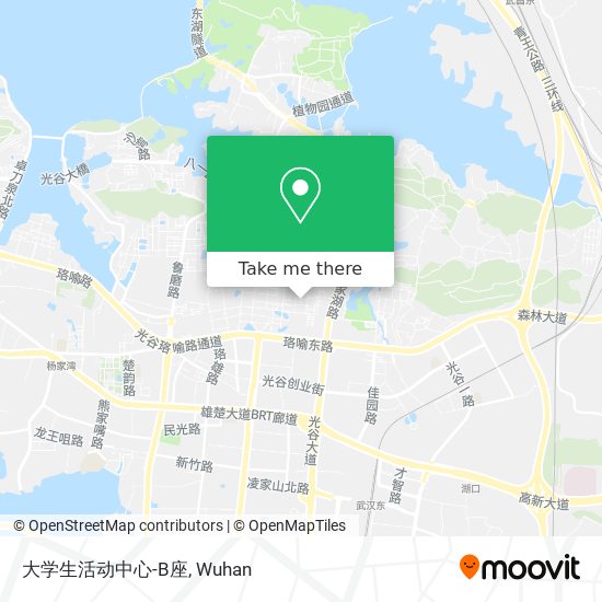 大学生活动中心-B座 map