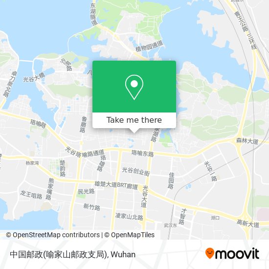 中国邮政(喻家山邮政支局) map