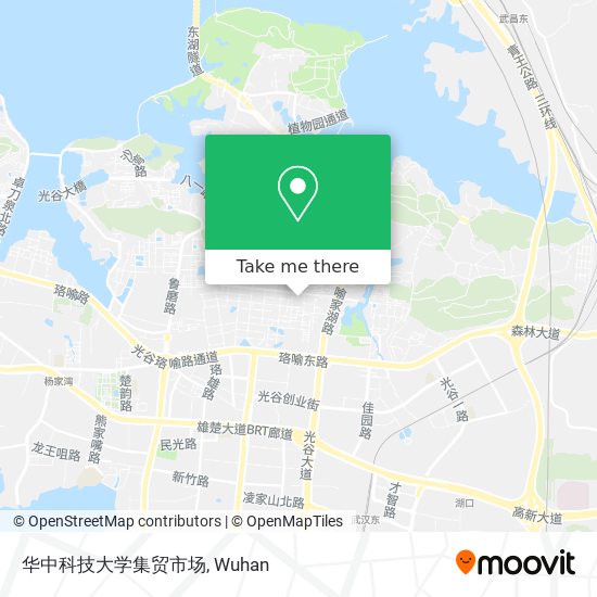 华中科技大学集贸市场 map