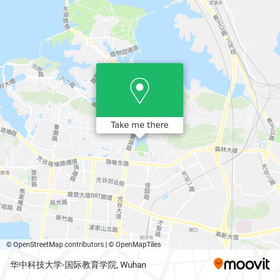 华中科技大学-国际教育学院 map