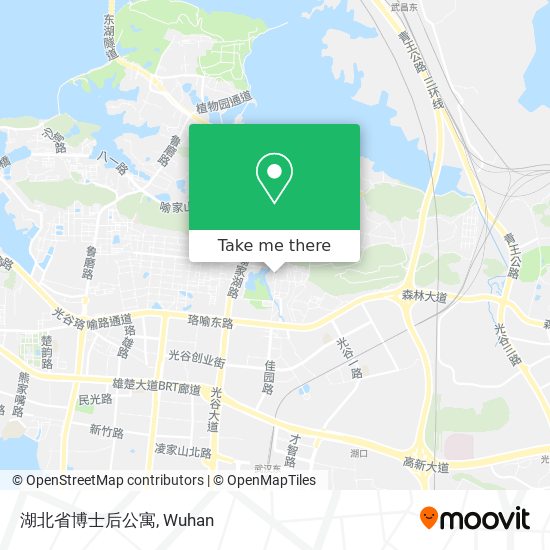 湖北省博士后公寓 map
