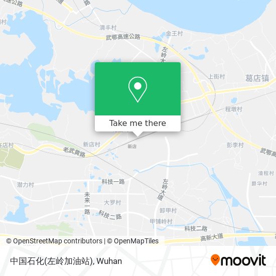中国石化(左岭加油站) map