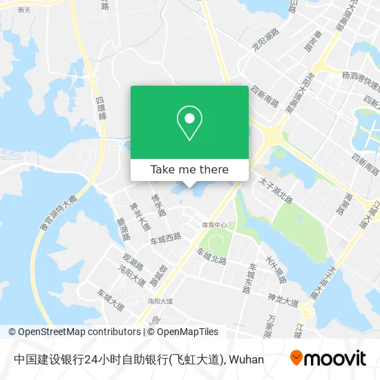 中国建设银行24小时自助银行(飞虹大道) map