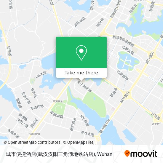 城市便捷酒店(武汉汉阳三角湖地铁站店) map