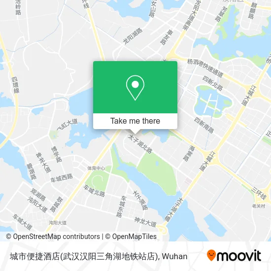 城市便捷酒店(武汉汉阳三角湖地铁站店) map