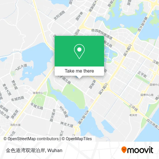 金色港湾双湖泊岸 map