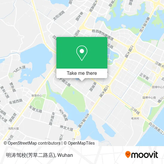 明涛驾校(芳草二路店) map