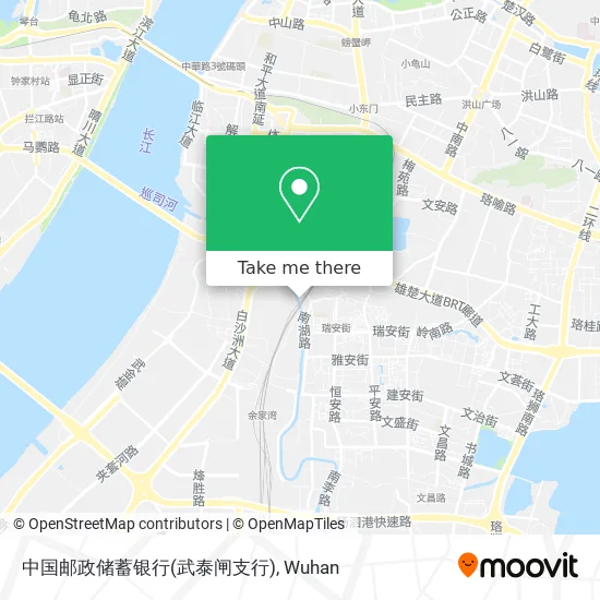 中国邮政储蓄银行(武泰闸支行) map