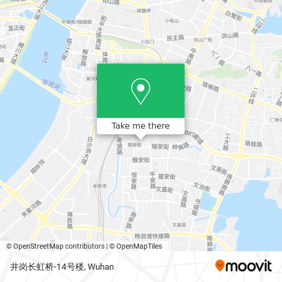 井岗长虹桥-14号楼 map