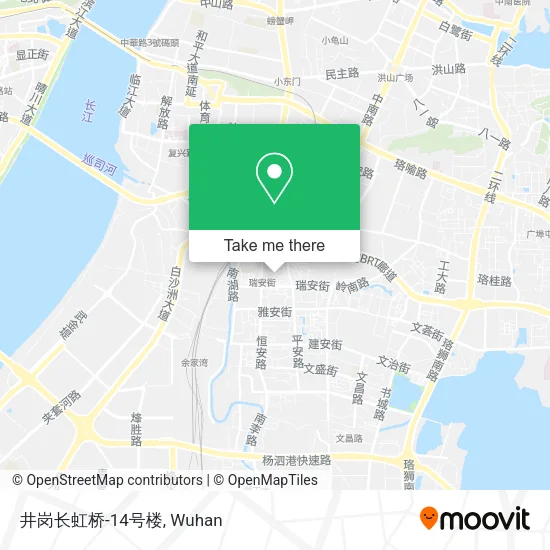 井岗长虹桥-14号楼 map