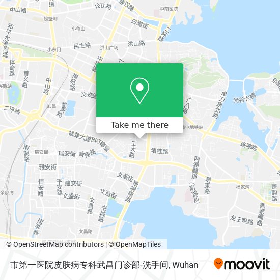 市第一医院皮肤病专科武昌门诊部-洗手间 map