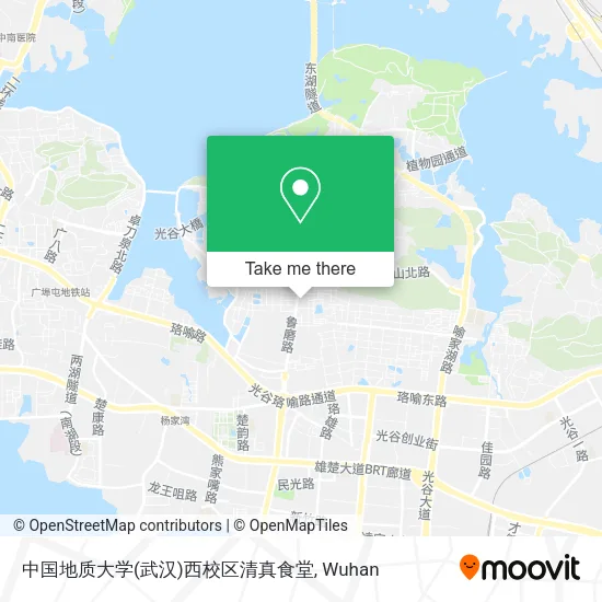 中国地质大学(武汉)西校区清真食堂 map