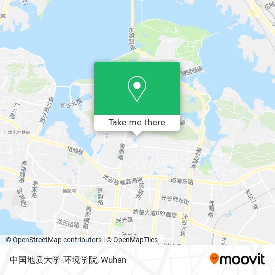中国地质大学-环境学院 map
