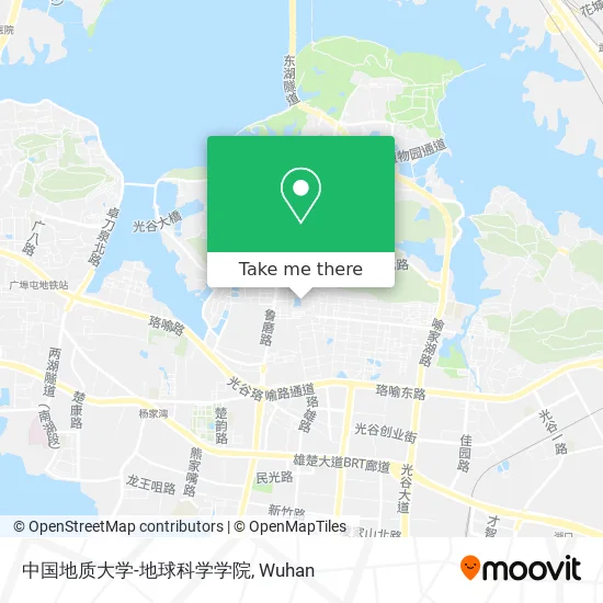 中国地质大学-地球科学学院 map
