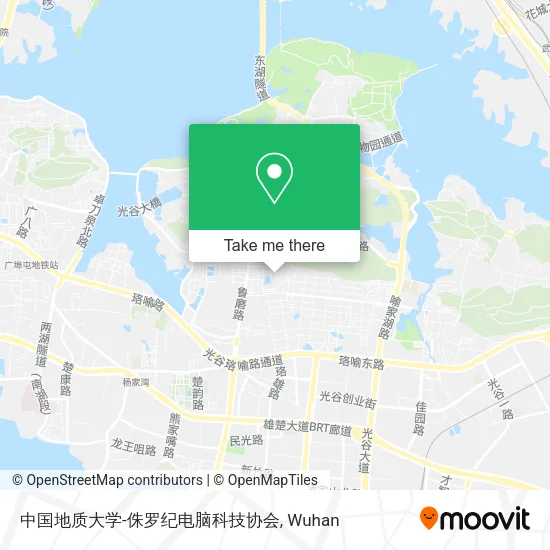 中国地质大学-侏罗纪电脑科技协会 map
