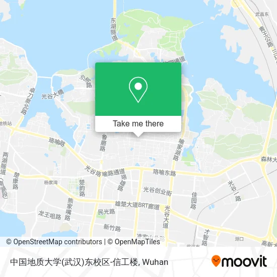 中国地质大学(武汉)东校区-信工楼 map