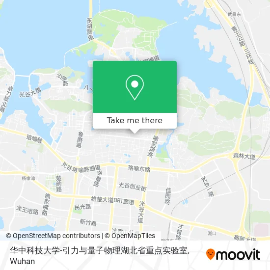 华中科技大学-引力与量子物理湖北省重点实验室 map