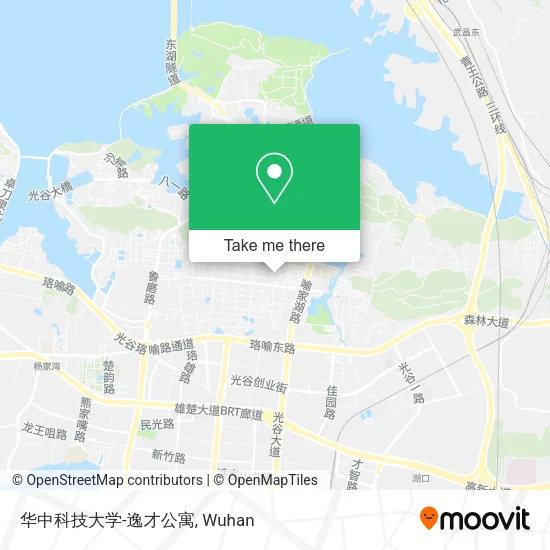 华中科技大学-逸才公寓 map