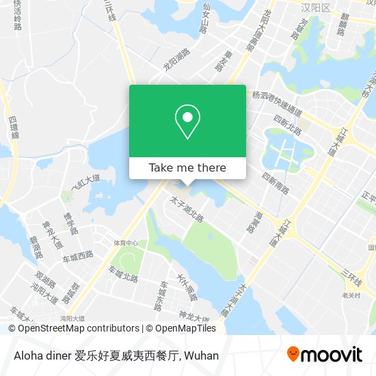 Aloha diner 爱乐好夏威夷西餐厅 map