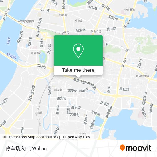 停车场入口 map