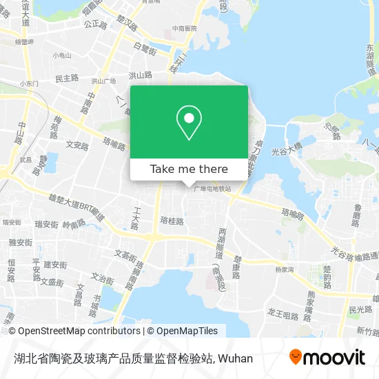 湖北省陶瓷及玻璃产品质量监督检验站 map