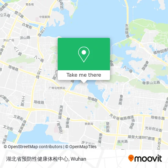 湖北省预防性健康体检中心 map
