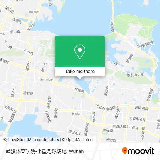 武汉体育学院-小型足球场地 map