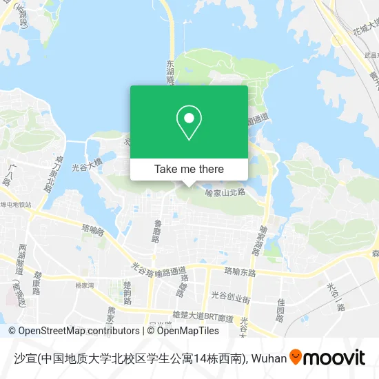 沙宣(中国地质大学北校区学生公寓14栋西南) map