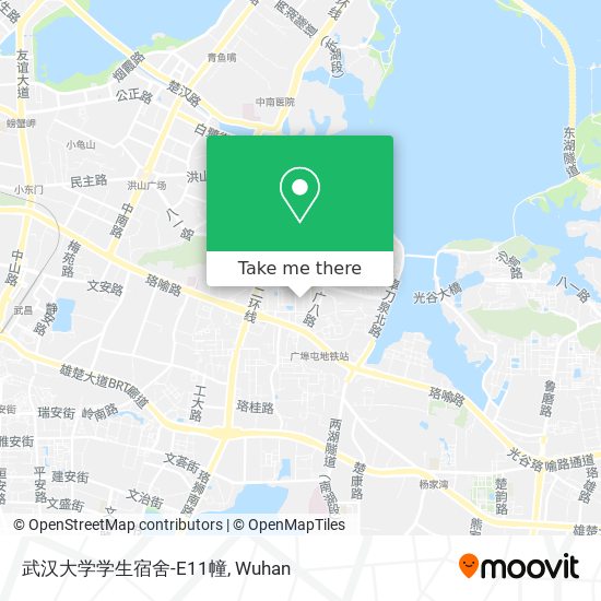 武汉大学学生宿舍-E11幢 map
