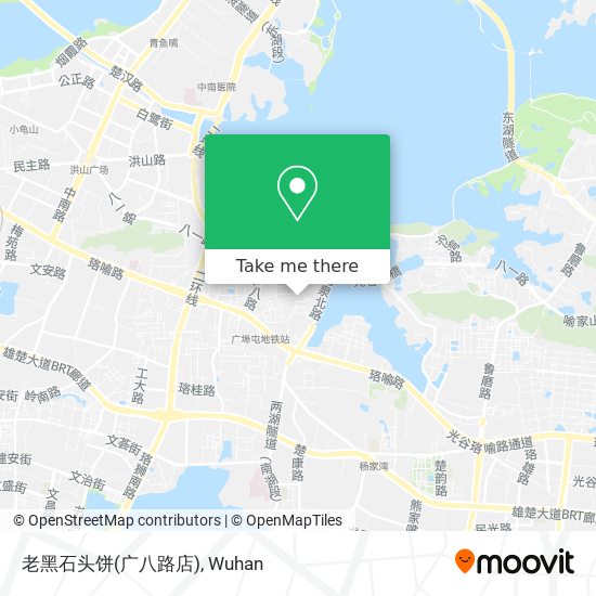 老黑石头饼(广八路店) map