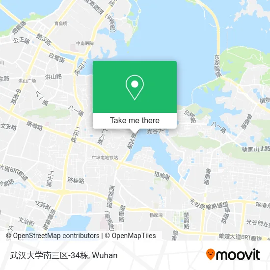 武汉大学南三区-34栋 map
