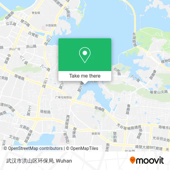 武汉市洪山区环保局 map