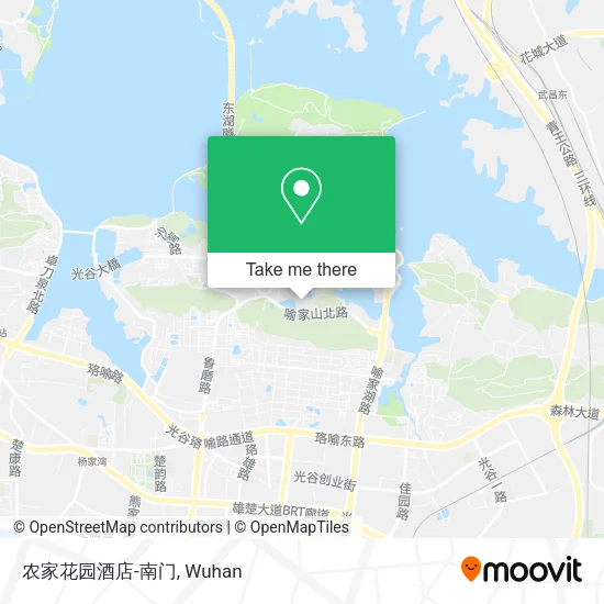 农家花园酒店-南门 map