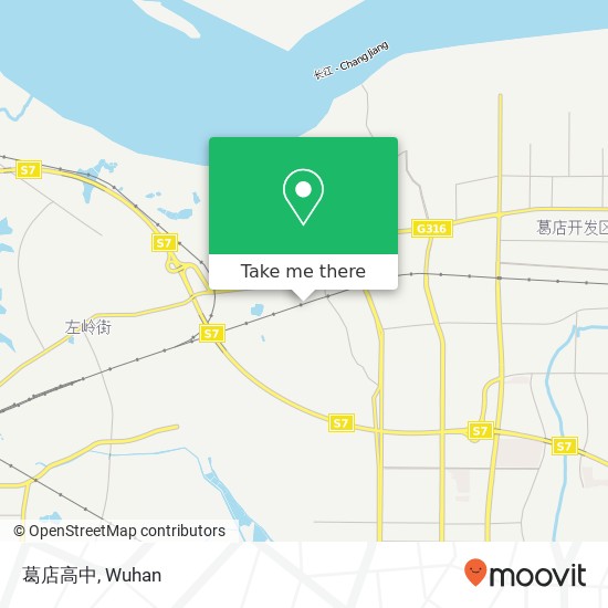 葛店高中 map