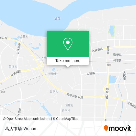 葛店市场 map