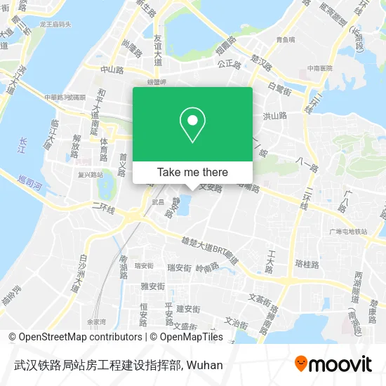 武汉铁路局站房工程建设指挥部 map