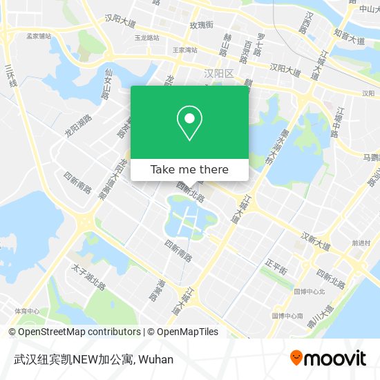 武汉纽宾凯NEW加公寓 map