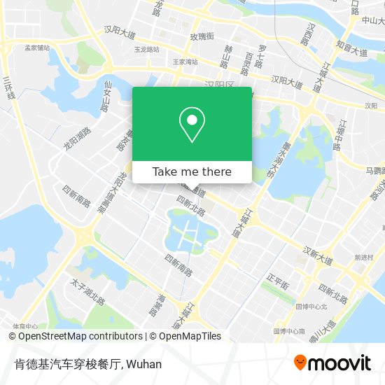 肯德基汽车穿梭餐厅 map