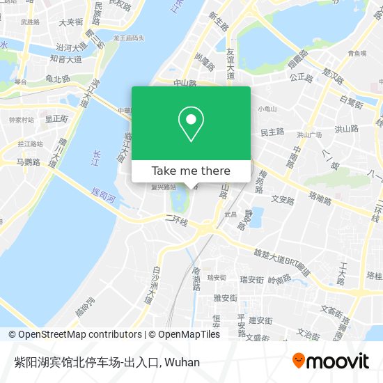 紫阳湖宾馆北停车场-出入口 map