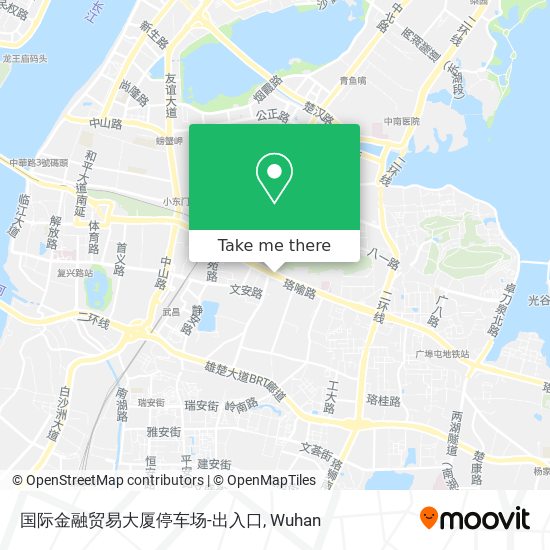 国际金融贸易大厦停车场-出入口 map