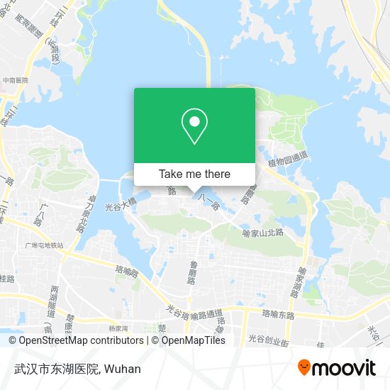 武汉市东湖医院 map