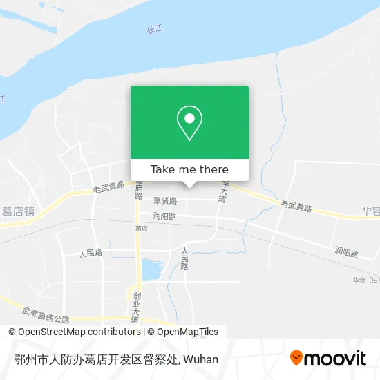 鄂州市人防办葛店开发区督察处 map
