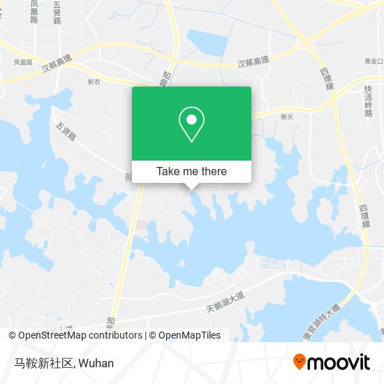 马鞍新社区 map