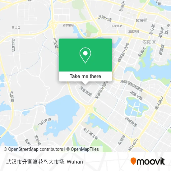 武汉市升官渡花鸟大市场 map