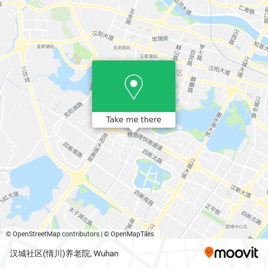 汉城社区(情川)养老院 map